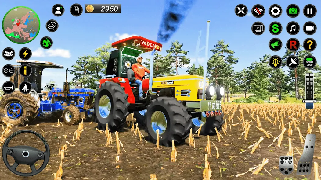 Real Farmer Tractor Drive Game (Фармер Трактор 3Д Фермерские Игры) [MOD: Много монет/Энергии] - Скриншот 5