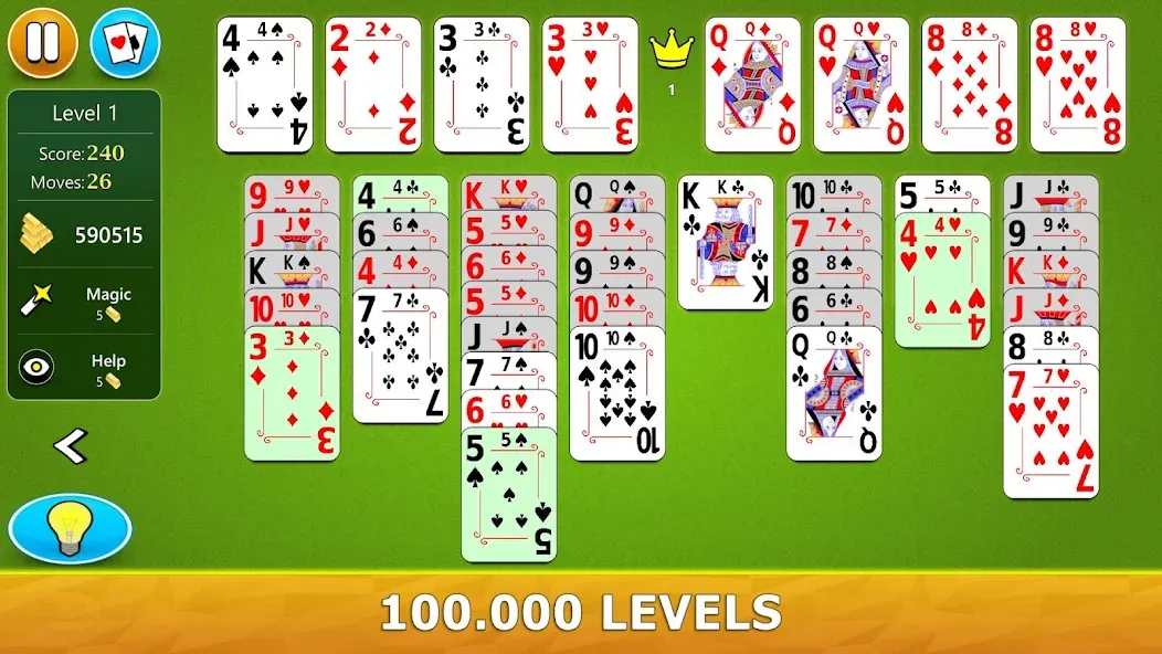 FreeCell Solitaire — Card Game [MOD: Все разблокировано] - Скриншот 2