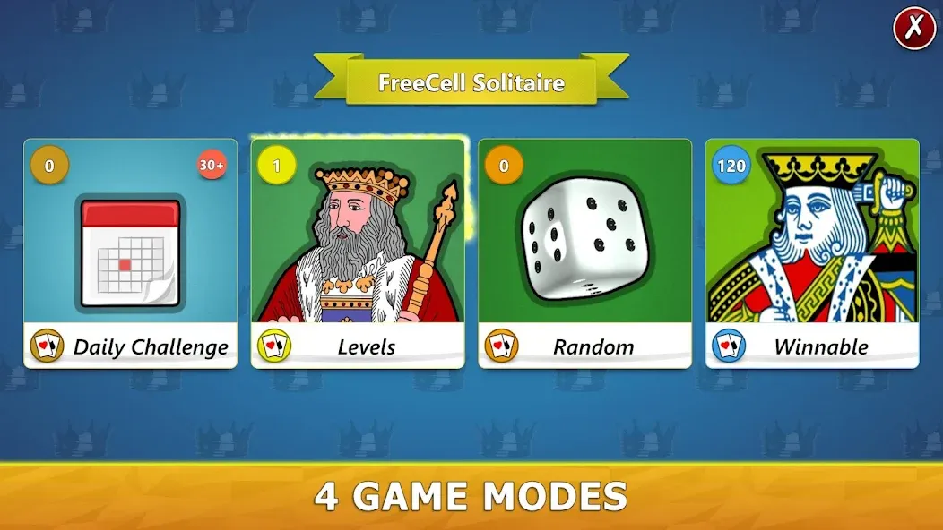 FreeCell Solitaire — Card Game [MOD: Все разблокировано] - Скриншот 3