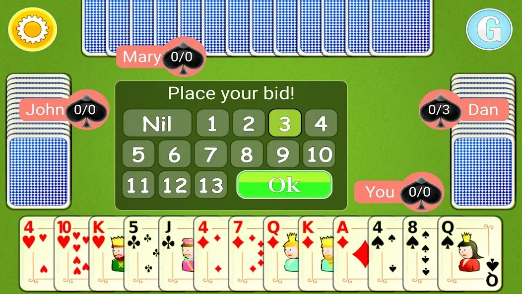 Spades Mobile [MOD: Разблокировано] - Скриншот 2
