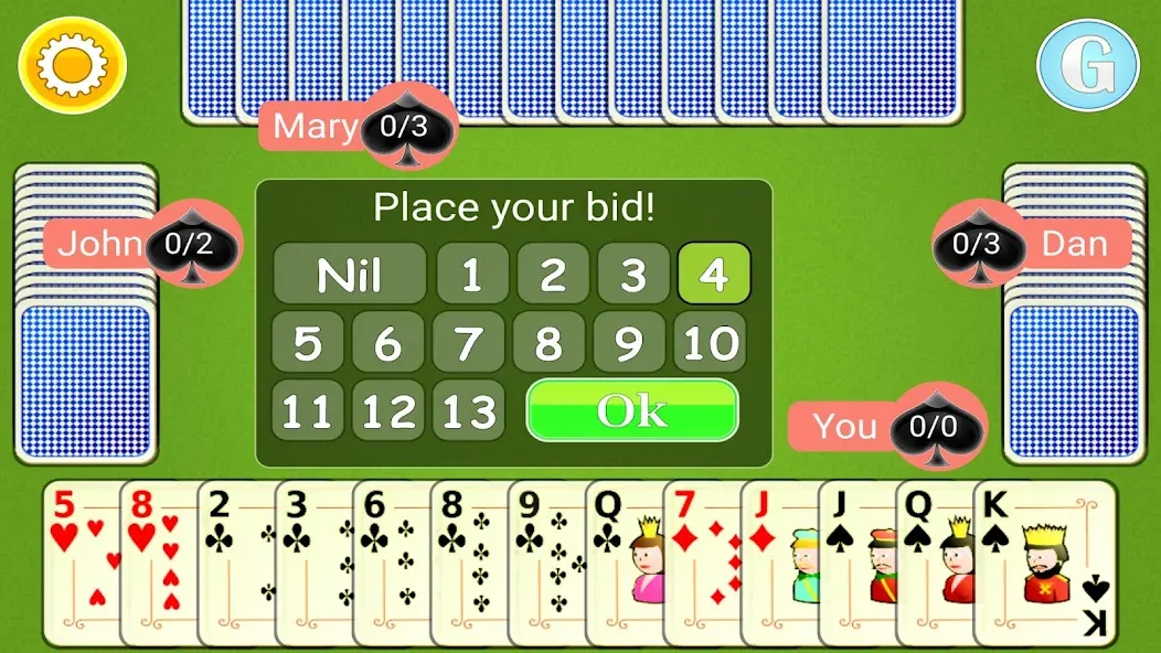 Spades Mobile [MOD: Разблокировано] - Скриншот 4