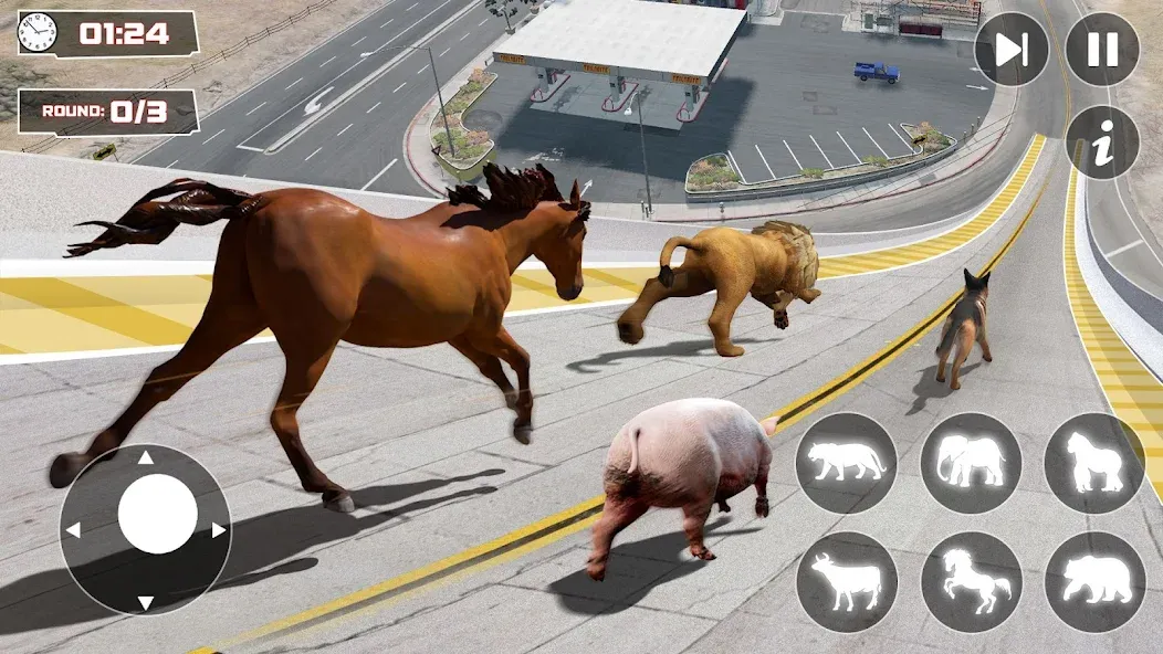 GT Animal 3D: Racing Game (Анимал Симулятор 3D) [MOD: Мод Меню/Взлом] - Скриншот 1