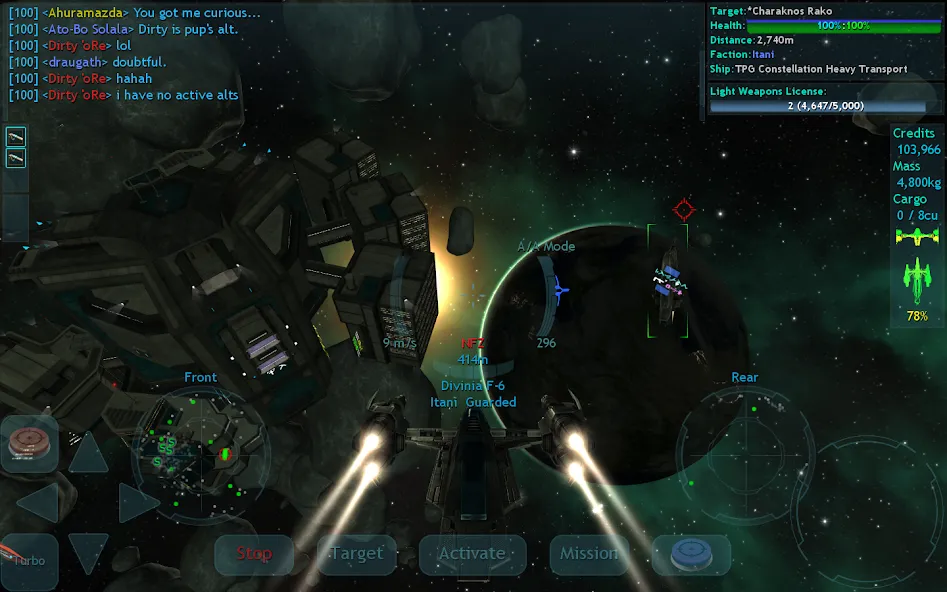 Vendetta Online (3D Space MMO) (Вендетта Онлайн) [MOD: Мод Меню/Взлом] - Скриншот 2