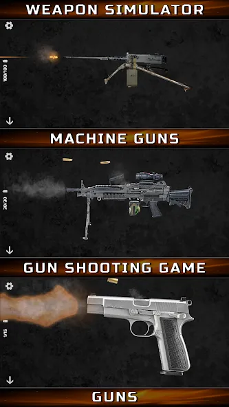Gun Simulator : Tough Guns [MOD: Мод Меню/Взлом] - Скриншот 3
