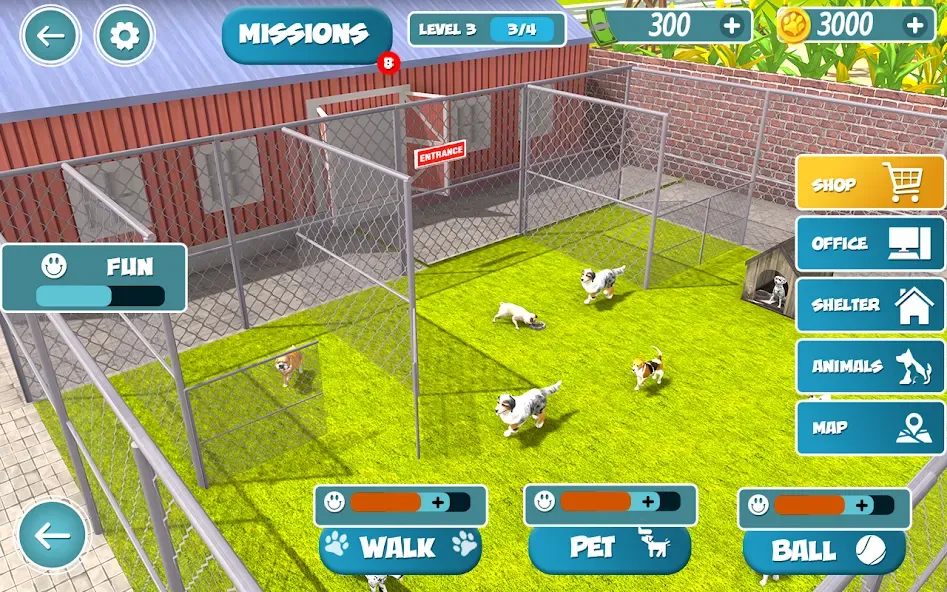 My Pet Animal Shelter World [MOD: Меню/Много денег] - Скриншот 3