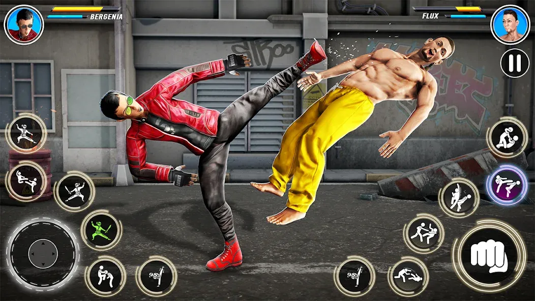 Kung Fu karate: Fighting Games [MOD: Mega Mod/Меню] - Скриншот 1