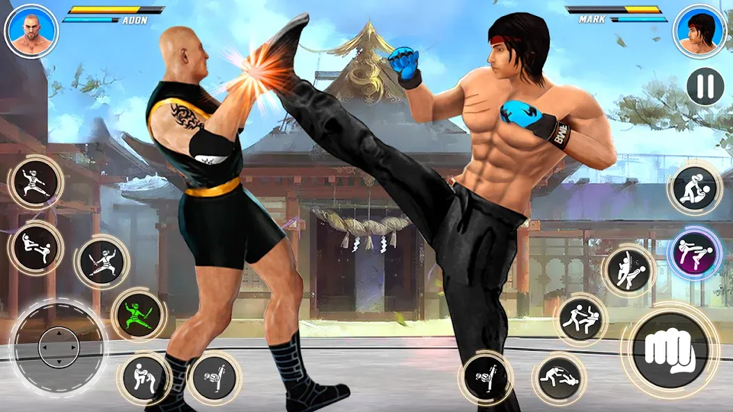 Kung Fu karate: Fighting Games [MOD: Mega Mod/Меню] - Скриншот 3