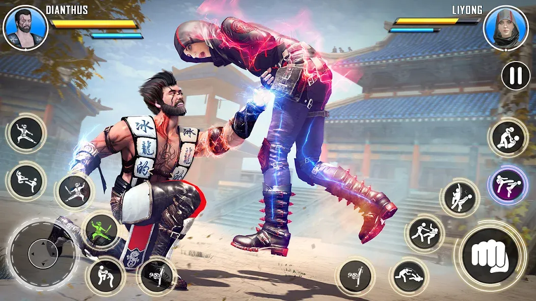 Kung Fu karate: Fighting Games [MOD: Mega Mod/Меню] - Скриншот 5