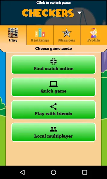 Checkers Online — Duel friends (Чеккерс Онлайн) [MOD: Все разблокировано] - Скриншот 3