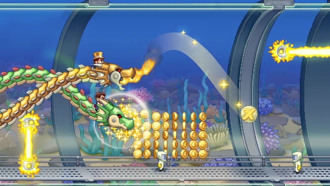 Jetpack Joyride (Джетпак Джойрайд) [MOD: Все разблокировано] - Скриншот 1