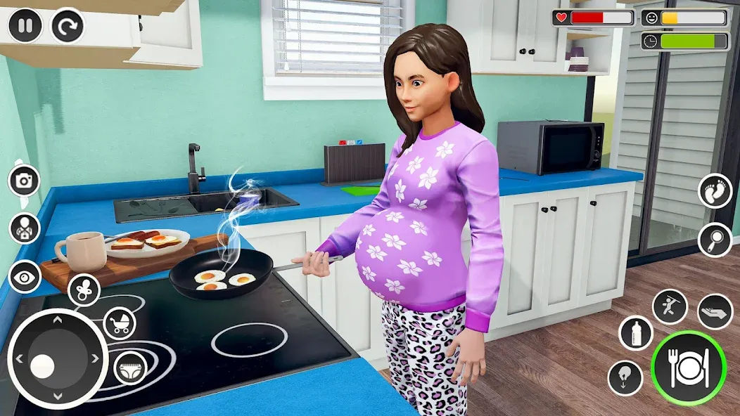 Pregnant Mom Simulator Games [MOD: Мод Меню/Взлом] - Скриншот 1