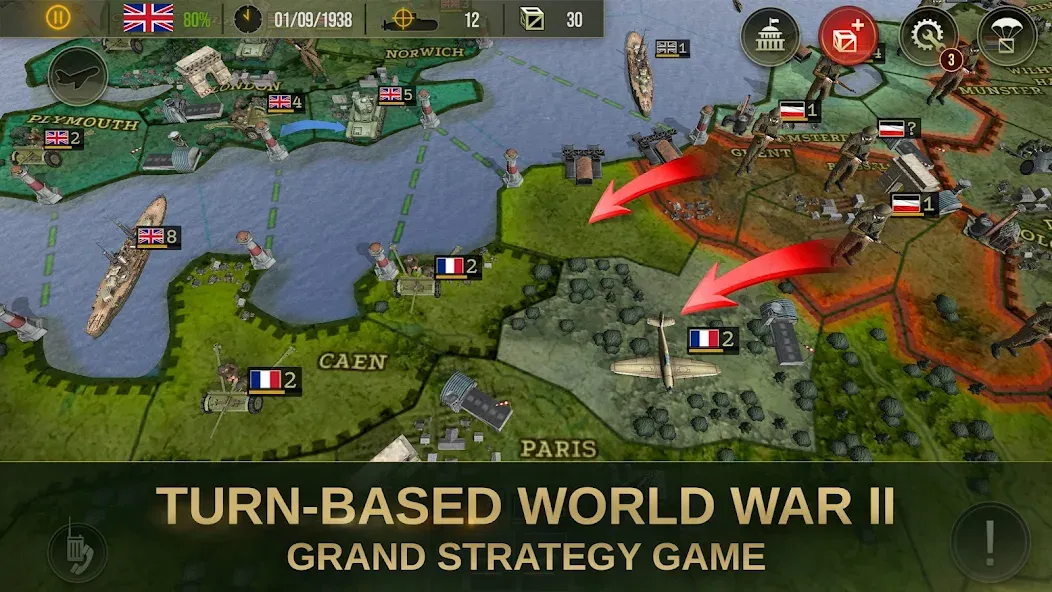 Strategy&Tactics 2: WWII [MOD: Все разблокировано] - Скриншот 1