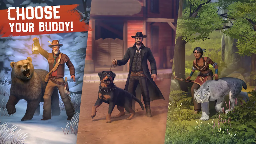 Westland Survival: Cowboy Game (Вестланд Сурвайвал) [MOD: Все разблокировано] - Скриншот 1