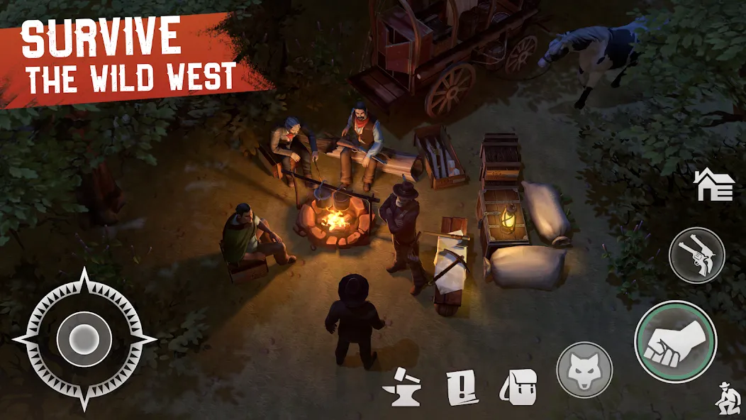 Westland Survival: Cowboy Game (Вестланд Сурвайвал) [MOD: Все разблокировано] - Скриншот 3