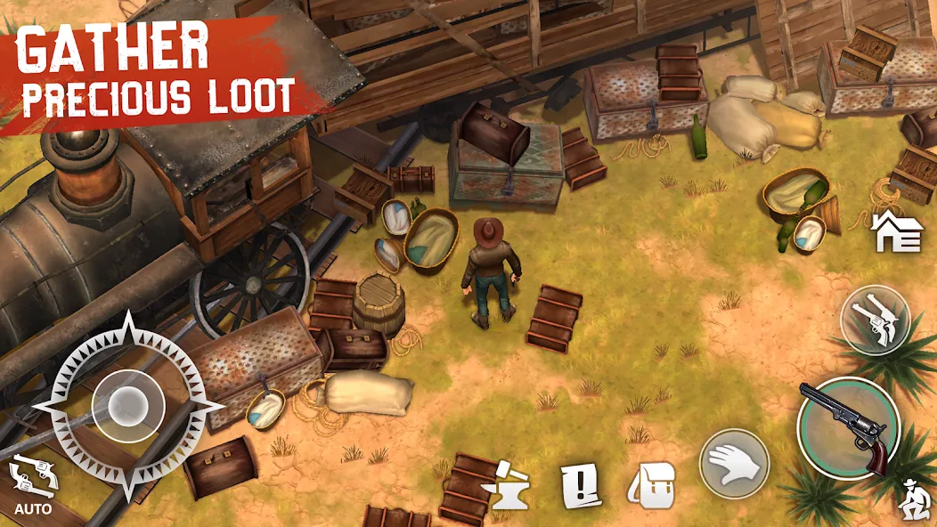 Westland Survival: Cowboy Game (Вестланд Сурвайвал) [MOD: Все разблокировано] - Скриншот 4