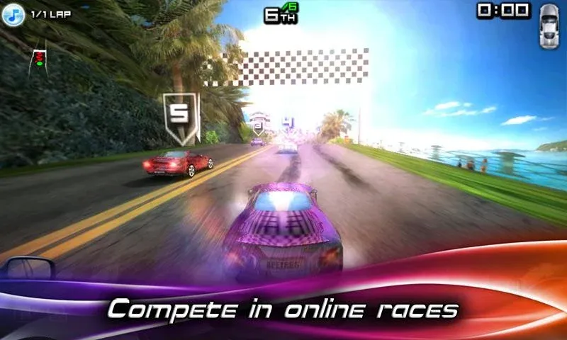 Race Illegal: High Speed 3D (Рейс Иллигал) [MOD: Все разблокировано] - Скриншот 1
