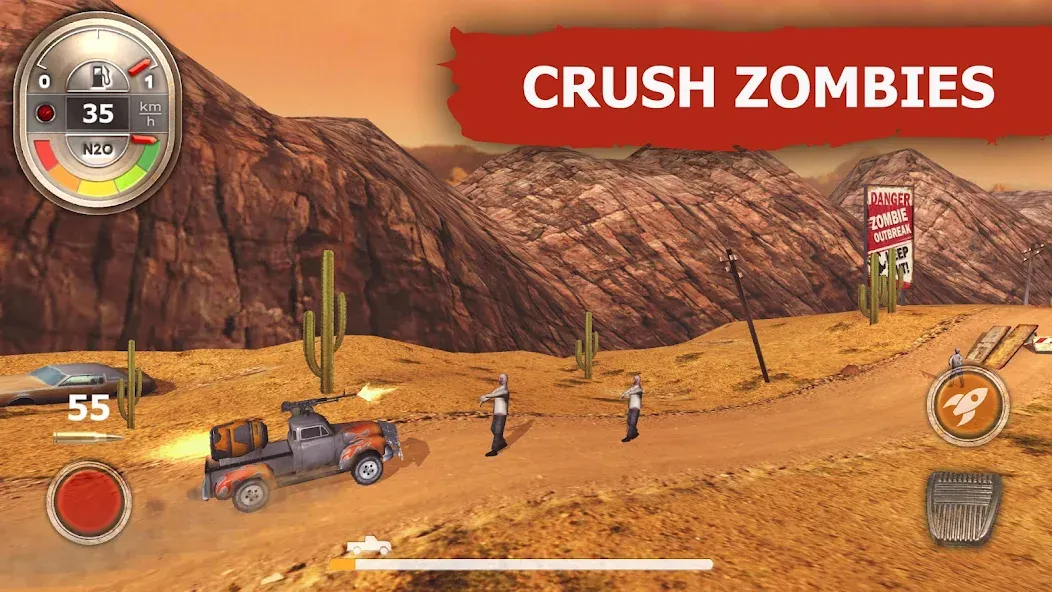 Zombie Derby (Зомби Дерби) [MOD: Mega Mod/Меню] - Скриншот 1
