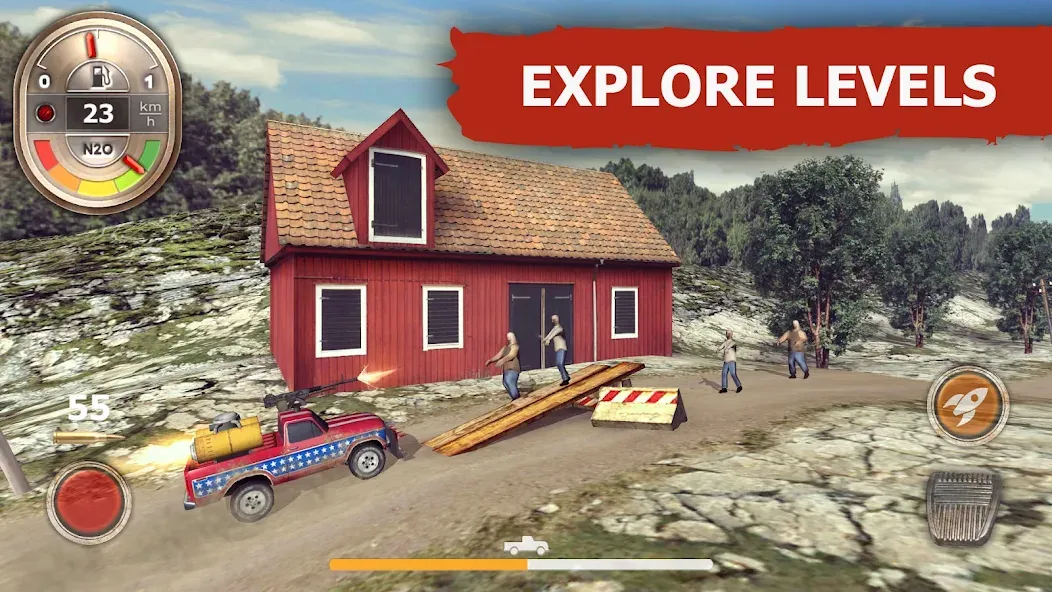 Zombie Derby (Зомби Дерби) [MOD: Mega Mod/Меню] - Скриншот 3