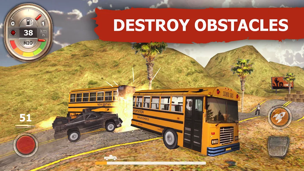 Zombie Derby (Зомби Дерби) [MOD: Mega Mod/Меню] - Скриншот 4
