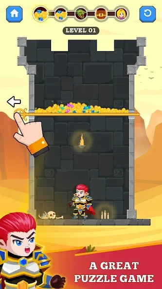 Hero Rescue (Герой Спасения) [MOD: Все открыто] - Скриншот 1