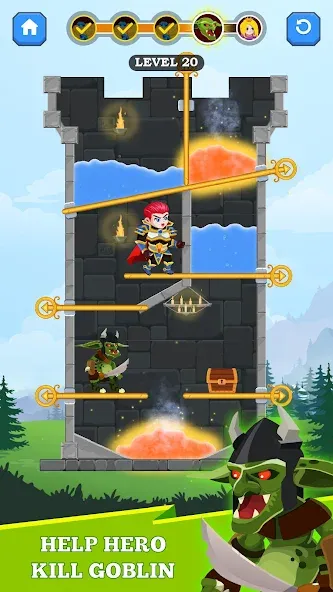 Hero Rescue (Герой Спасения) [MOD: Все открыто] - Скриншот 2