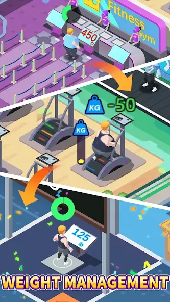 Fitness Club Tycoon (Фитнес Клуб Тайкун) [MOD: Все открыто] - Скриншот 1