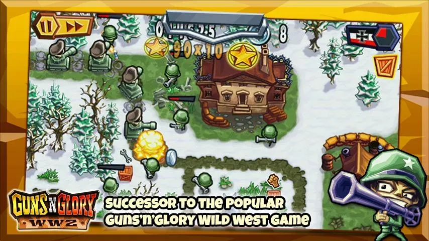 Guns'n'Glory WW2 [MOD: Меню/Много денег] - Скриншот 1