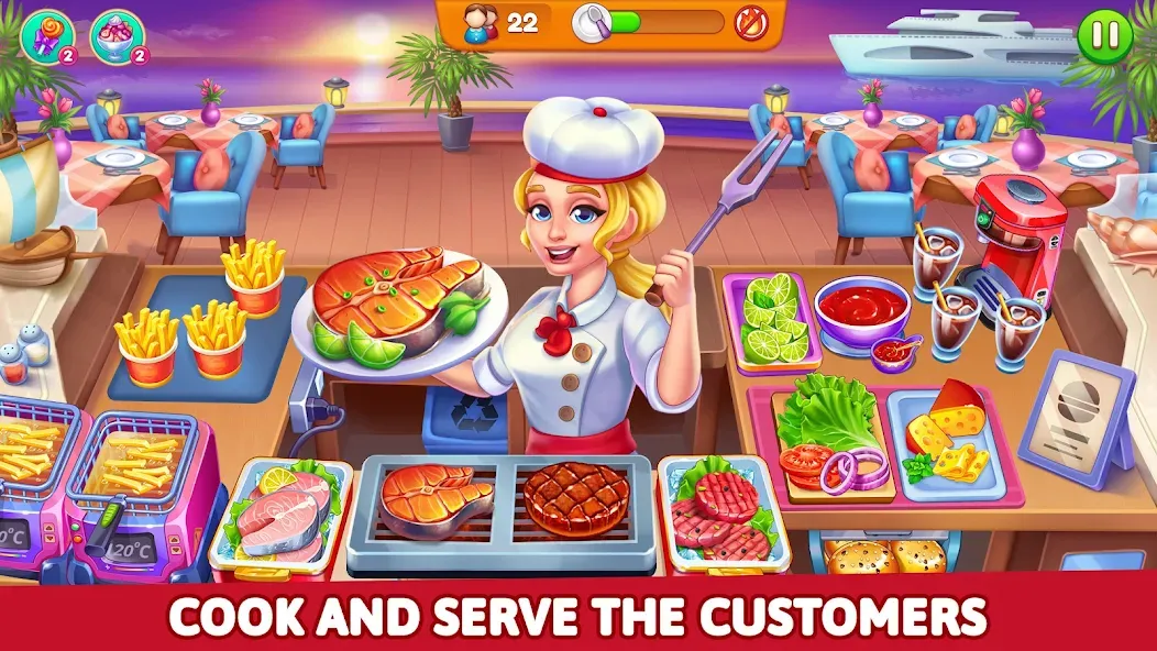 Cooking Restaurant Food Games [MOD: Все открыто] - Скриншот 3