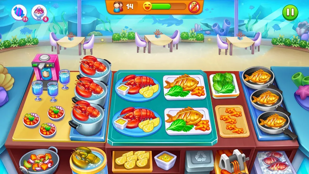 Cooking Restaurant Food Games [MOD: Все открыто] - Скриншот 4