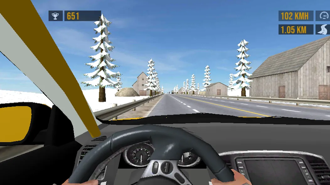 Highway Traffic Car Racer (Хайвей Трафик Кар Рейсер) [MOD: Меню/Много денег] - Скриншот 2