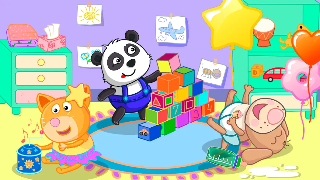 Baby Care Game [MOD: Много монет/Энергии] - Скриншот 1