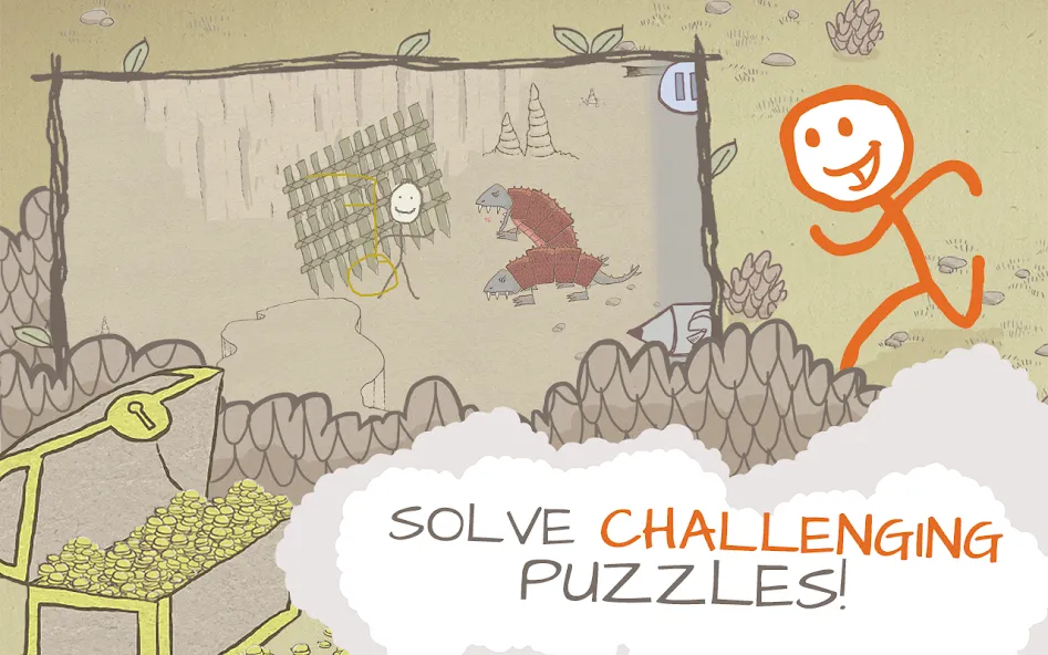 Draw a Stickman: EPIC Free (Нарисуй палочного человечка) [MOD: Разблокировано] - Скриншот 5