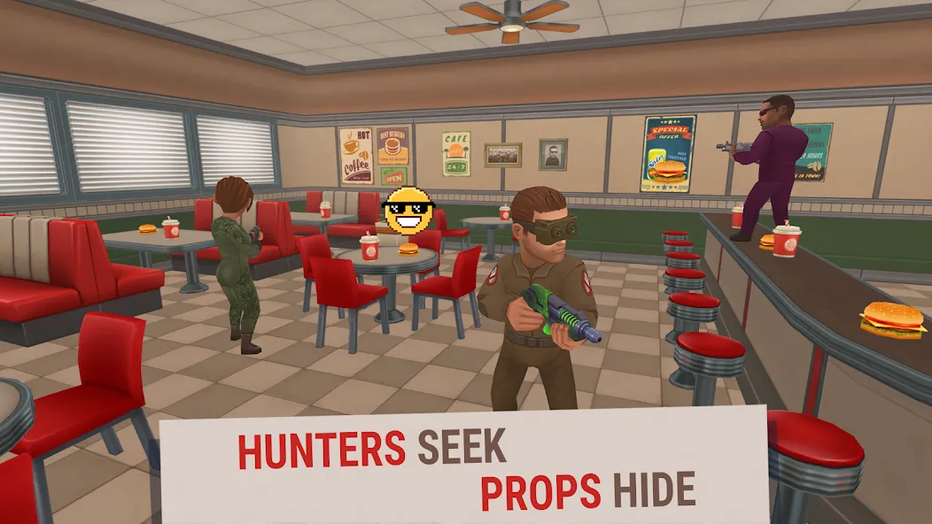 Hide Online — Hunters vs Props (Хайд Онлайн) [MOD: Все открыто] - Скриншот 2