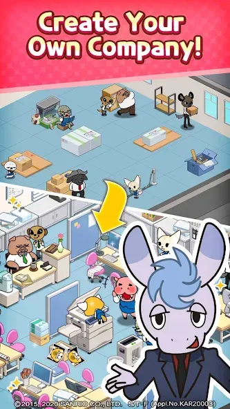 Aggretsuko : Match 3 Puzzle (Аггретсуко) [MOD: Разблокировано] - Скриншот 3
