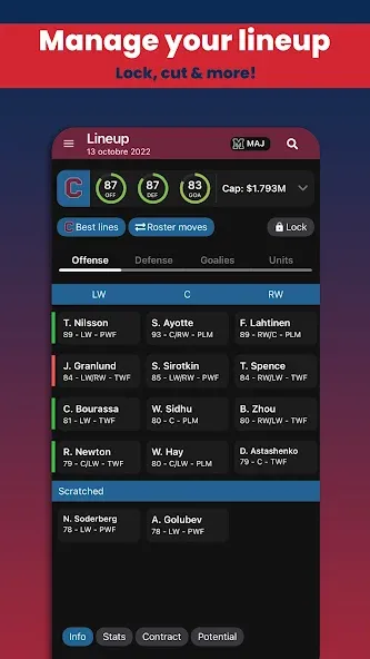 Hockey Legacy Manager 23 (Хоккей Легаси Менеджер 23) [MOD: Все открыто] - Скриншот 1