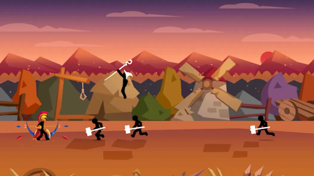 Stick Fight: Shadow Archer (Стк Файт) [MOD: Меню/Много денег] - Скриншот 1