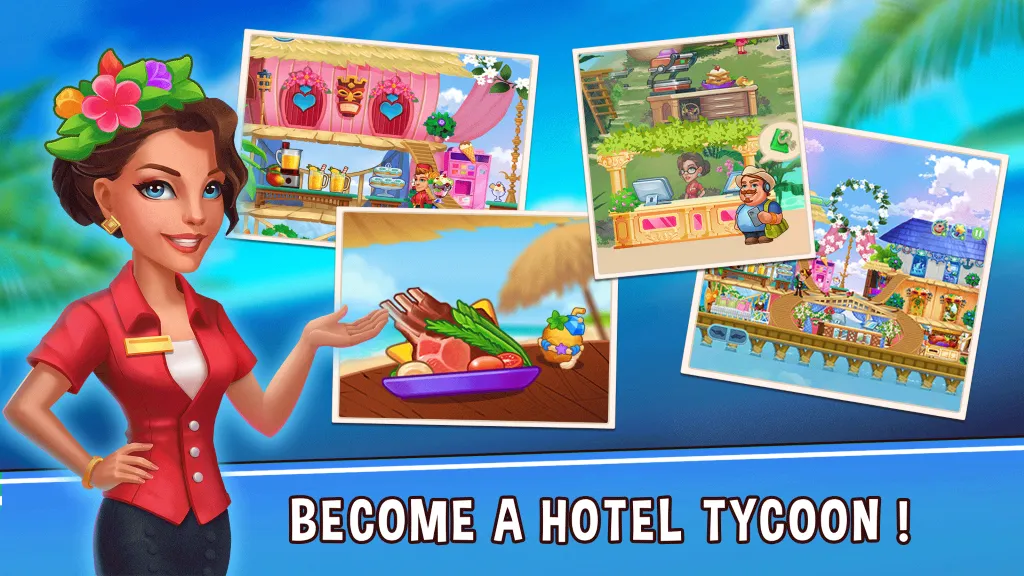 Hotel Empire Fever (Отель Империя Фивер) [MOD: Много монет/Энергии] - Скриншот 2