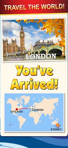 Word Search World Traveler (Ворд Срч Ворлд Трэвелер) [MOD: Все разблокировано] - Скриншот 3