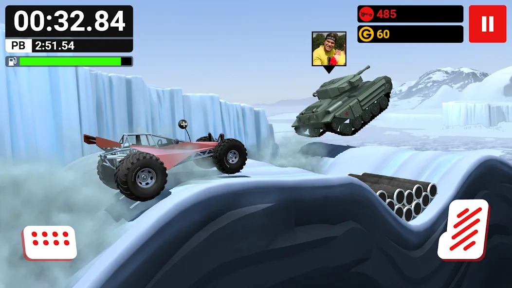 MMX Hill Dash (ММХ Хилл Клайм) [MOD: Все разблокировано] - Скриншот 2
