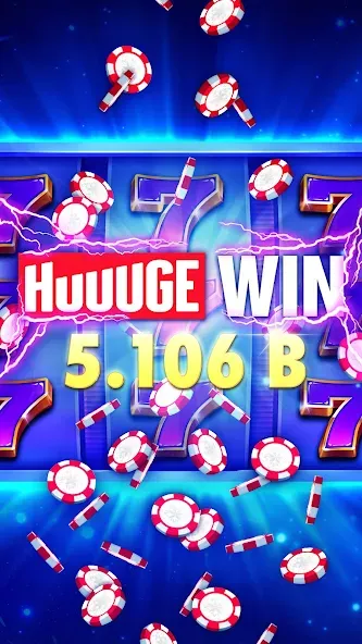 Huuuge Casino Slots Vegas 777 (Хьюдж Казино Слотс Вегас 777) [MOD: Разблокировано] - Скриншот 5