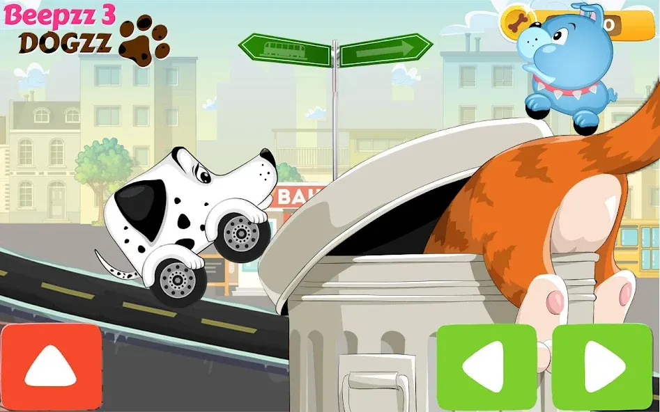 Racing games for kids — Dogs [MOD: Много монет/Энергии] - Скриншот 3