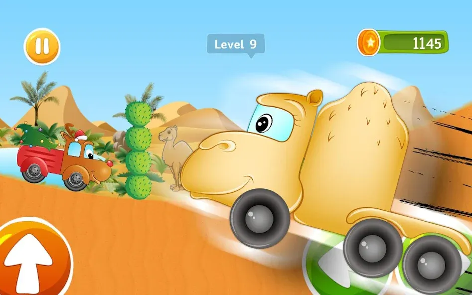 Kids Car Racing game – Beepzz [MOD: Меню/Много денег] - Скриншот 4