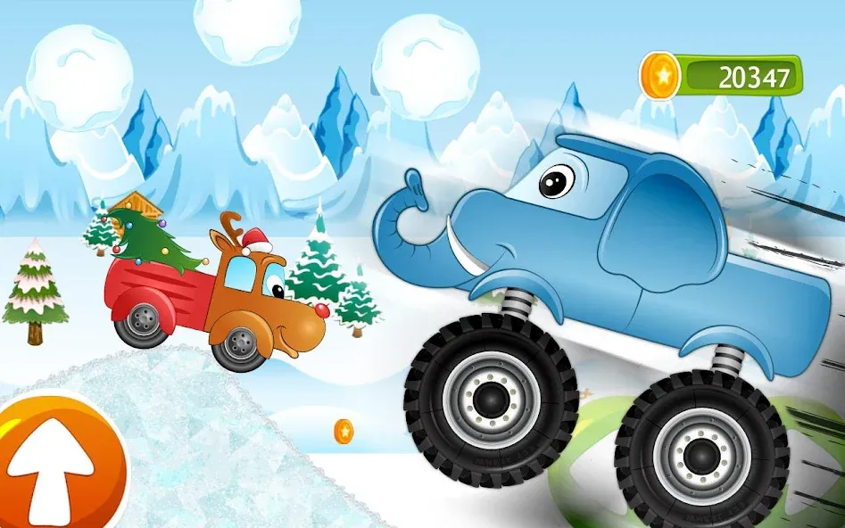 Kids Car Racing game – Beepzz [MOD: Меню/Много денег] - Скриншот 5