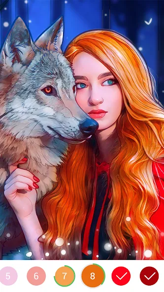 Coloring Book: Color by Number (Колоринг Бук) [MOD: Все разблокировано] - Скриншот 2