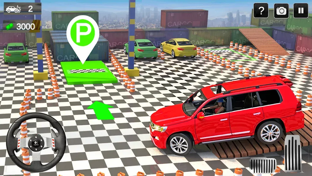 Epic Car Games: Car Parking 3d [MOD: Mega Mod/Меню] - Скриншот 2