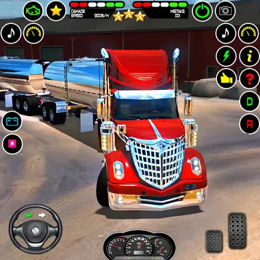 US Truck Driving Cargo Game 3D (Американский грузовик водителя) [MOD: Меню/Много денег] - Скриншот 1