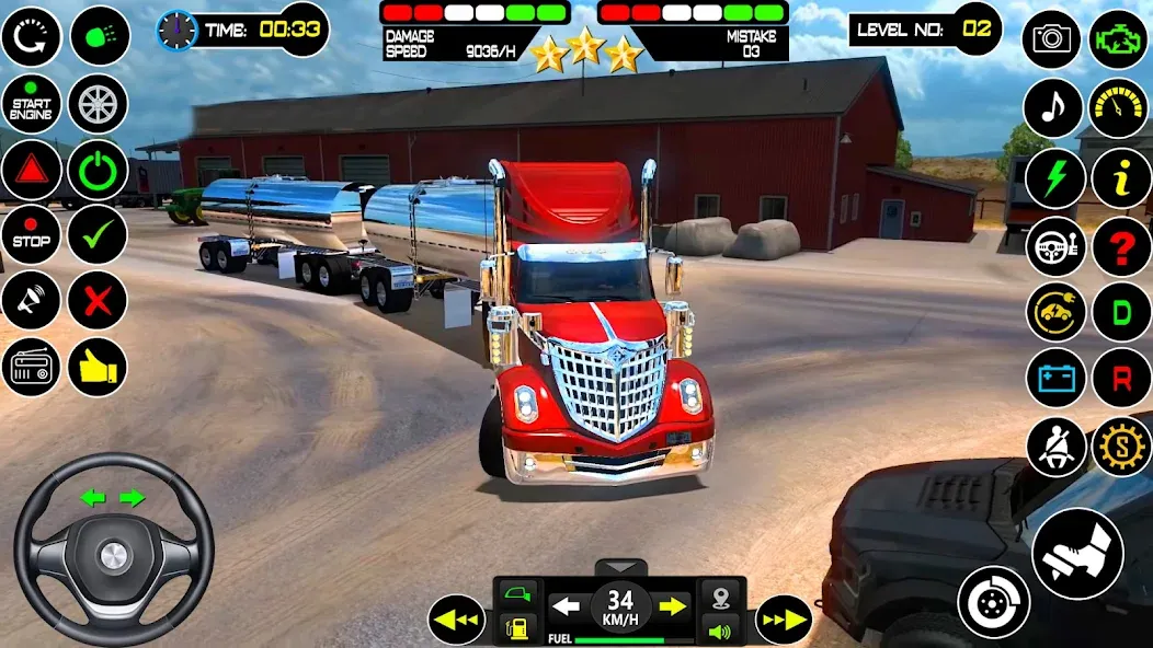 US Truck Driving Cargo Game 3D (Американский грузовик водителя) [MOD: Меню/Много денег] - Скриншот 2