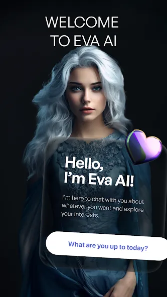 EVA Character AI & AI Friend (ИВА АИ) [MOD: Много монет/Энергии] - Скриншот 1