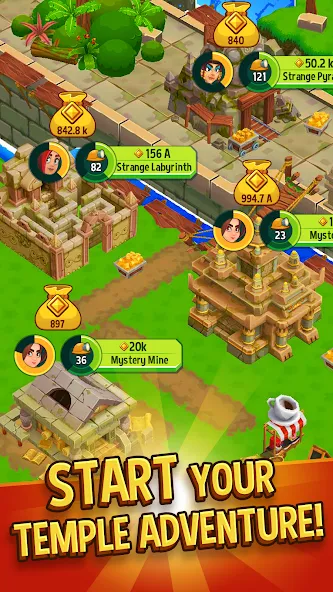 Temple Run: Idle Explorers (Темпл Ран) [MOD: Разблокировано] - Скриншот 1