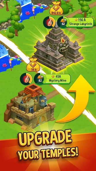 Temple Run: Idle Explorers (Темпл Ран) [MOD: Разблокировано] - Скриншот 5